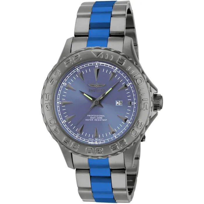 Invicta Mens Quartz Watch Pro Diver Blue Dial Two Tone Steel Bracelet 15496 Invicta Bracelets Invicta Mens Quartz Watch Pro Diver Blue Dial Two Tone Steel Bracelet 15496 Invicta Bracelets