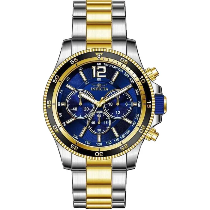 Invicta Mens Quartz Watch Specialty Chronograph TT Stainless Steel Bracelet 35664 Invicta Bracelets Invicta Mens Quartz Watch Specialty Chronograph TT Stainless Steel Bracelet 35664 Invicta Bracelets