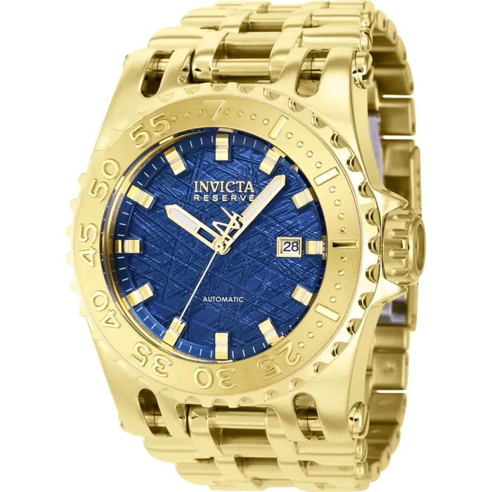 Invicta Mens Watch Reserve Chaos Power Reserve Blue Dial Yellow Bracelet 38710 Invicta Bracelets Invicta Mens Watch Reserve Chaos Power Reserve Blue Dial Yellow Bracelet 38710 Invicta Bracelets