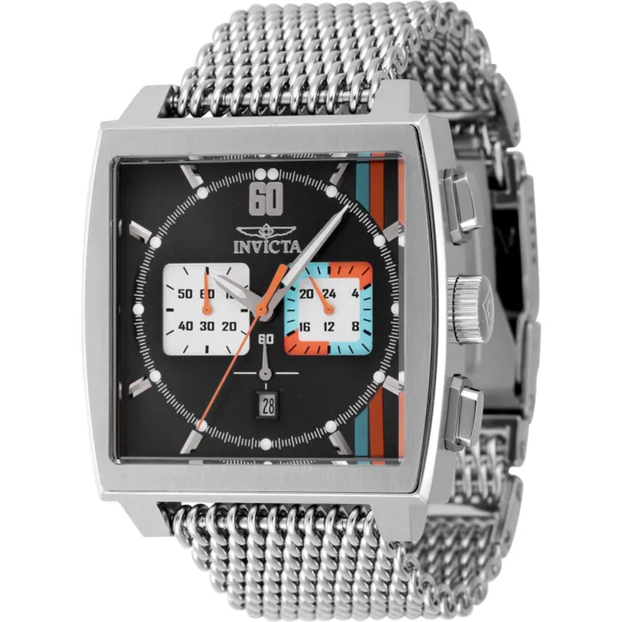 Invicta Mens Watch S1 Rally Chrono Black and White Dial Silver Bracelet 47244 Invicta Bracelets Invicta Mens Watch S1 Rally Chrono Black and White Dial Silver Bracelet 47244 Invicta Bracelets