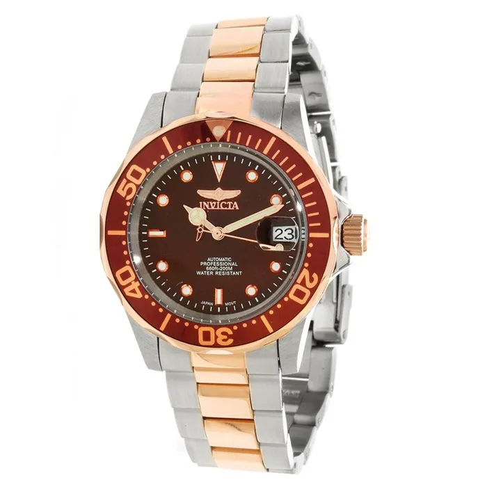 Invicta Rings Invicta 11241 Mens Pro Diver Two Tone Stainless Steel Brown Dial Automatic Watch Invicta Rings Invicta 11241 Mens Pro Diver Two Tone Stainless Steel Brown Dial Automatic Watch