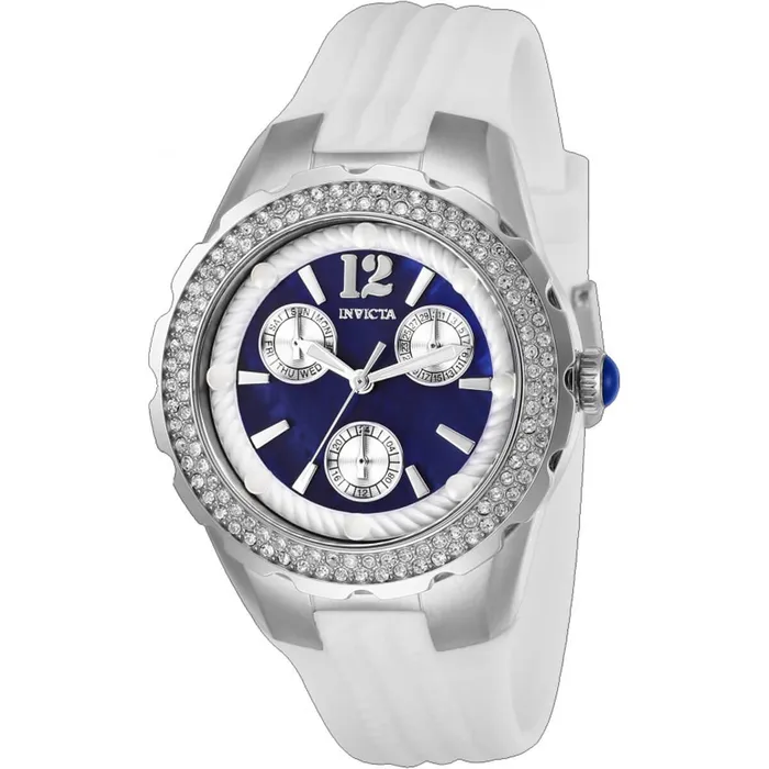 Invicta Womens Quartz Watch Angel Silver Tone Case Oyster Blue Dial Strap 29085 Invicta Watches Invicta Womens Quartz Watch Angel Silver Tone Case Oyster Blue Dial Strap 29085 Invicta Watches