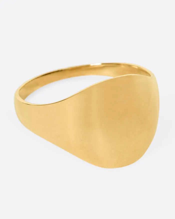 JAMIES ANTIQUES Rings Seamless Signet Ring