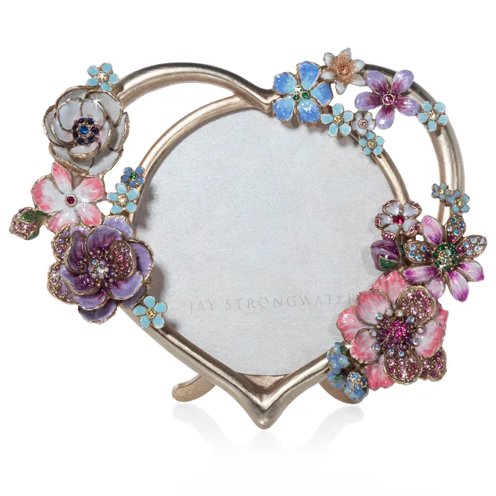 Jay Strongwater Rings Jay Strongwater Prem 4 Round Heart Bouquet Frame Flora Jay Strongwater Rings Jay Strongwater Prem 4 Round Heart Bouquet Frame Flora