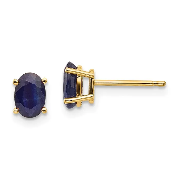 Jewelry Earrings 14k Sapphire Earrings September