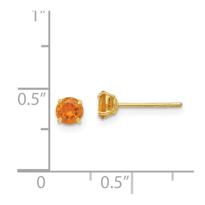 Jewelry Madi K Kids 14k Round Citrine 4mm Post Earrings Earrings Jewelry Madi K Kids 14k Round Citrine 4mm Post Earrings Earrings