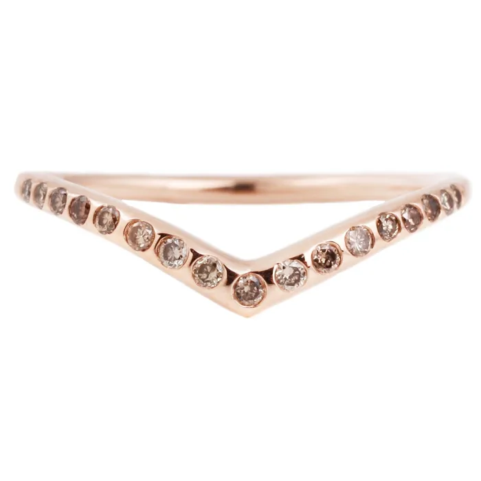 Katrina LaPenne Rings Champagne Diamond Archer Ring