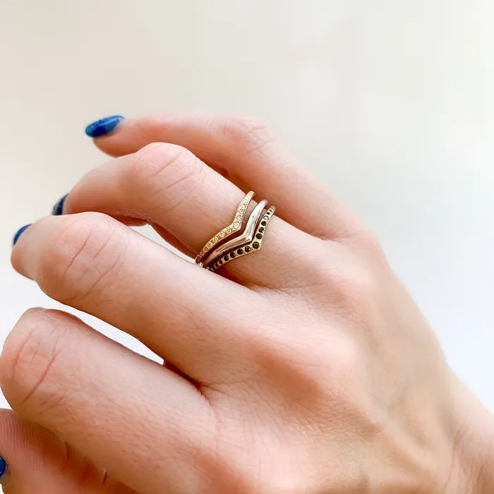 Katrina LaPenne Rings Champagne Diamond Archer Ring