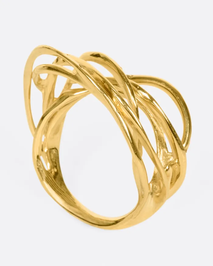 KIKA ALVARENGA Rings Agulha Multi Strand Ring