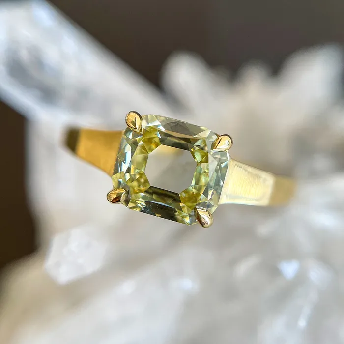 Lauren Wolf Jewelry Gilded Diamond Mirage Ring Rings