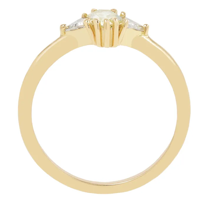 Lauren Wolf Jewelry Rings Buttercup Three Diamond Ring