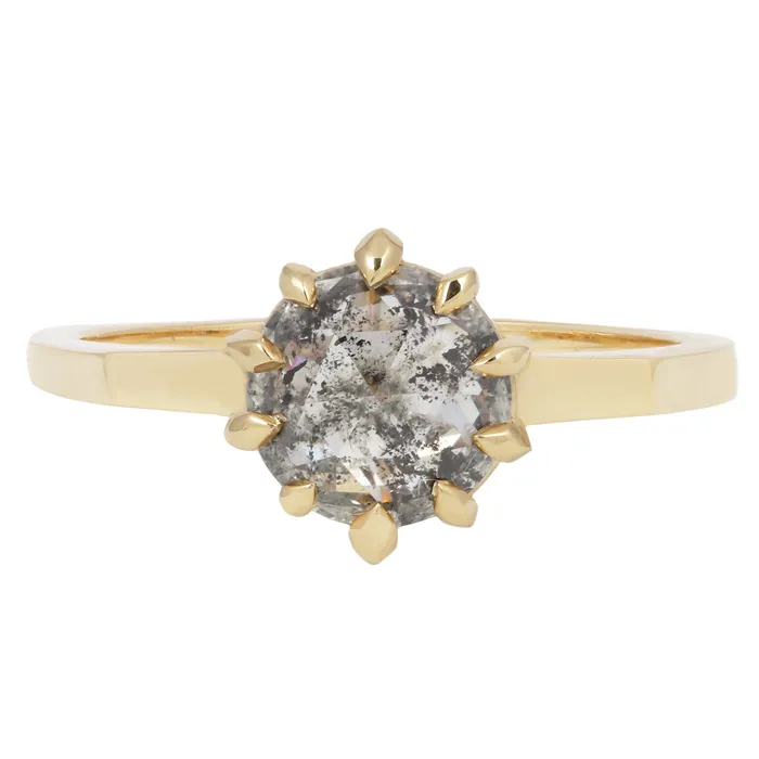 Lauren Wolf Jewelry Rings Dark Sky Diamond Ring