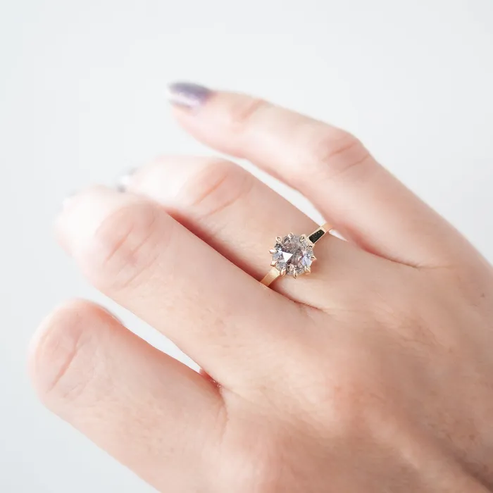 Lauren Wolf Jewelry Rings Dark Sky Diamond Ring