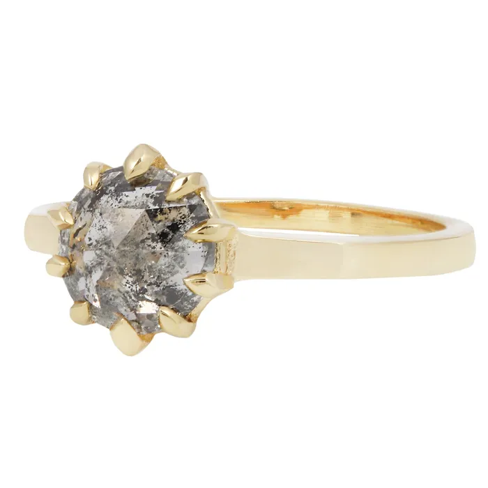Lauren Wolf Jewelry Rings Dark Sky Diamond Ring