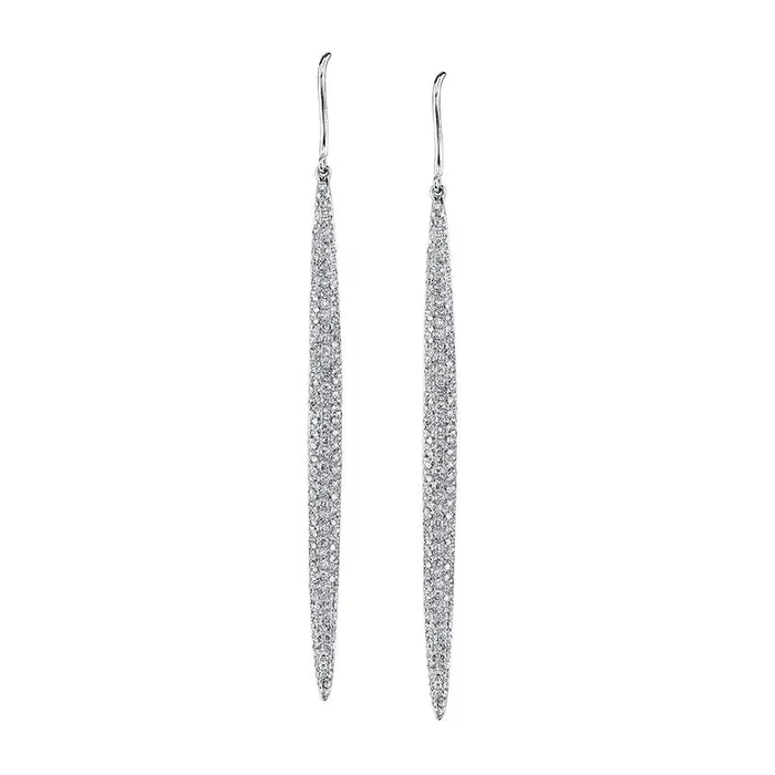 LONG DIAMOND DAGGER EARRINGS anitako Earrings