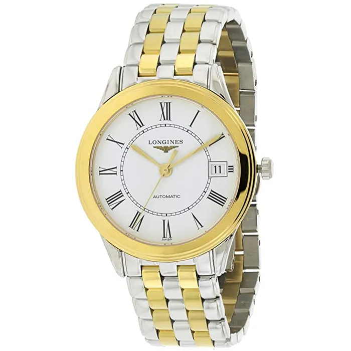 Longines Longines Womens Watch Flagship Automatic White Dial Two Tone Bracelet L47743217 Bracelets Longines Longines Womens Watch Flagship Automatic White Dial Two Tone Bracelet L47743217 Bracelets