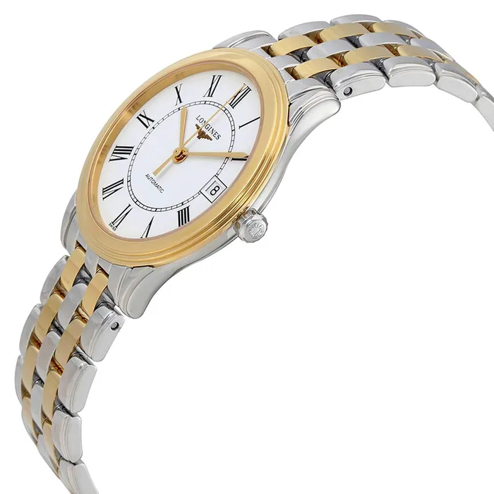 Longines Longines Womens Watch Flagship Automatic White Dial Two Tone Bracelet L47743217 Bracelets Longines Longines Womens Watch Flagship Automatic White Dial Two Tone Bracelet L47743217 Bracelets