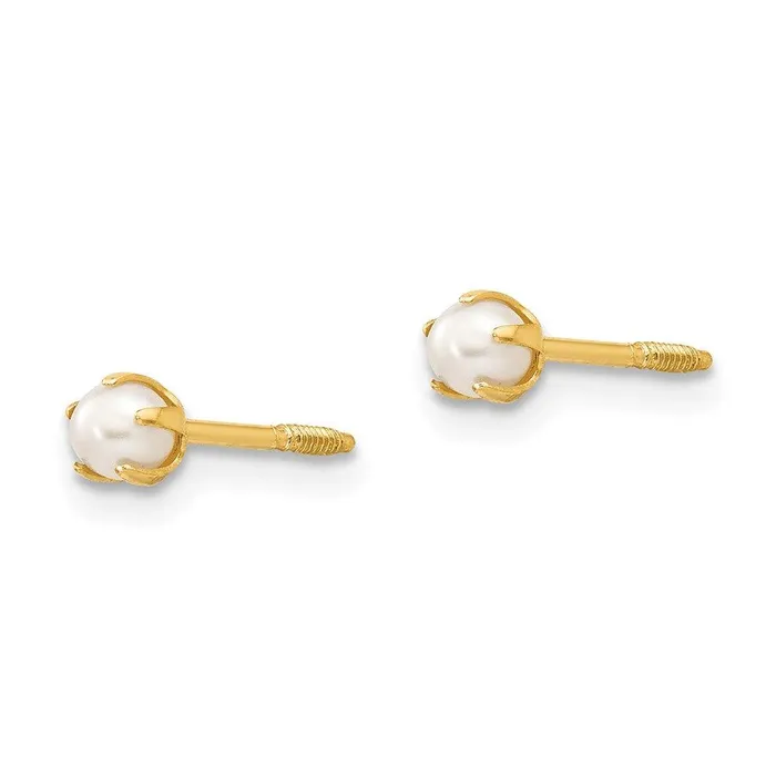 Madi K Kids 14k Reversible FW Cultured Pearl Bead Earrings Jewelry Earrings Madi K Kids 14k Reversible FW Cultured Pearl Bead Earrings Jewelry Earrings