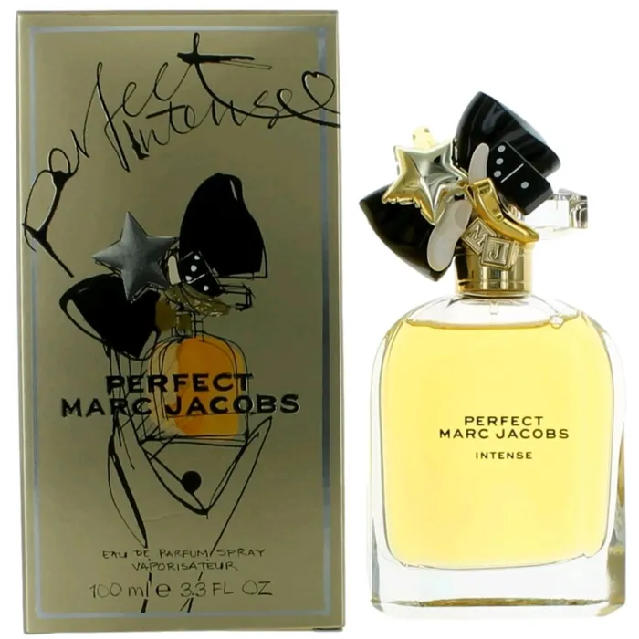 Marc Jacobs Womens Eau De Parfum Spray Perfect Intense Almond Heart Note 33 oz Marc Jacobs Necklaces Marc Jacobs Womens Eau De Parfum Spray Perfect Intense Almond Heart Note 33 oz Marc Jacobs Necklaces