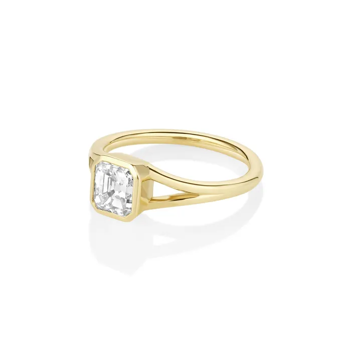 Marrow Fine Earrings 113ct Emerald Cut Diamond Colette