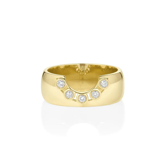 Marrow Fine Rings Old Cut Selene Cigar Band