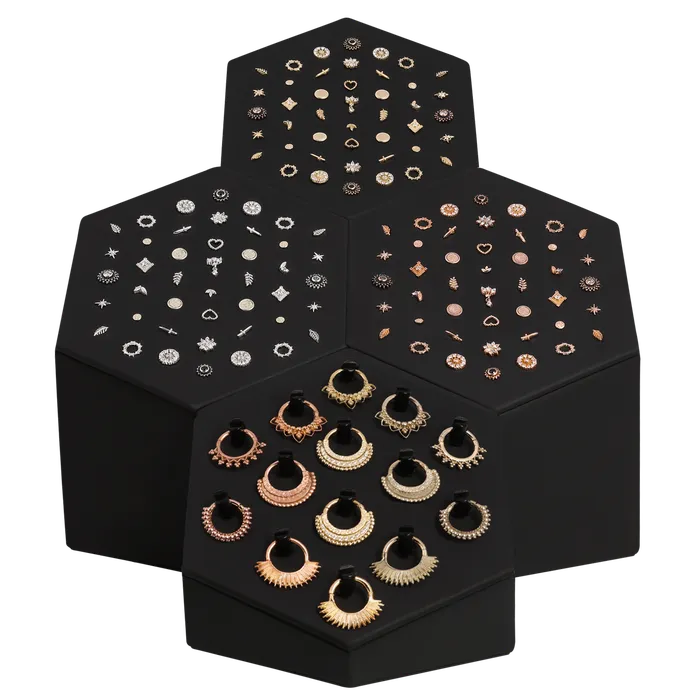 Maya Jewelry PreStyled Sets Gold Display Set