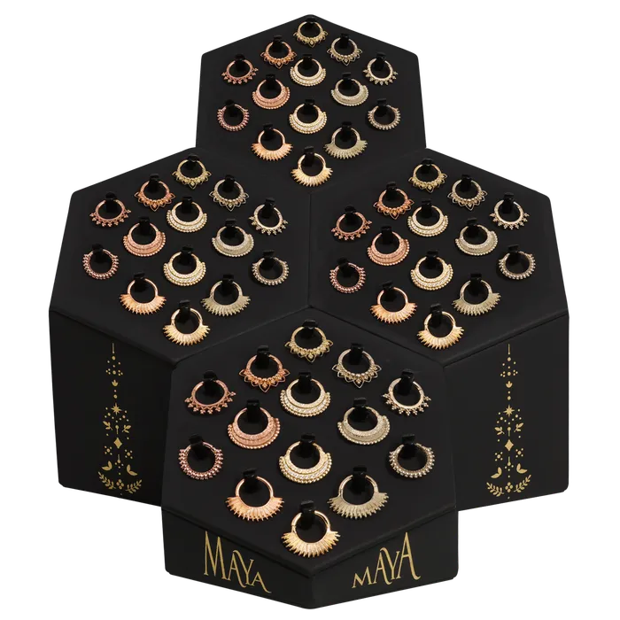 Maya Jewelry PreStyled Sets Gold Display Set