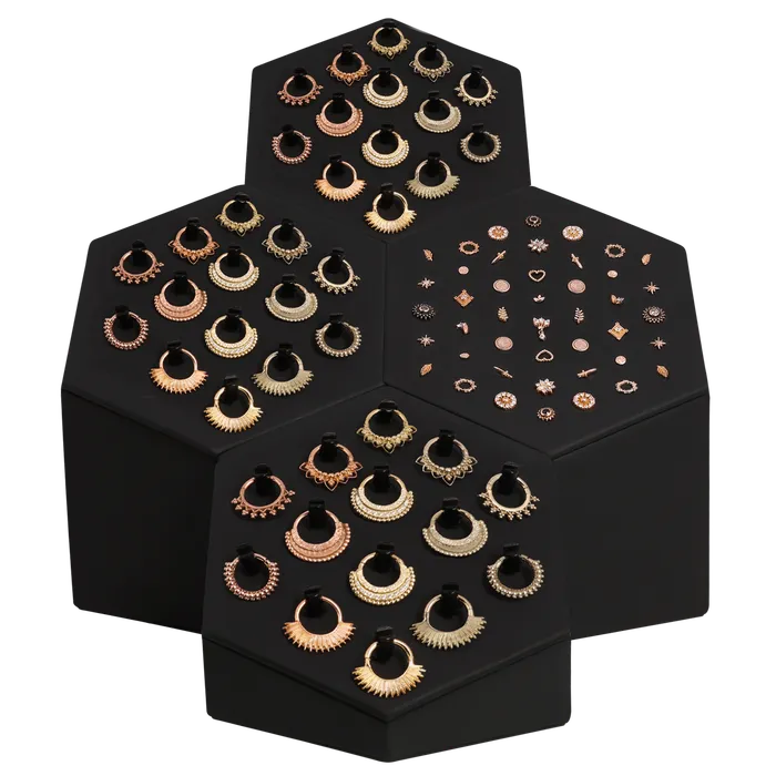 Maya Jewelry PreStyled Sets Gold Display Set