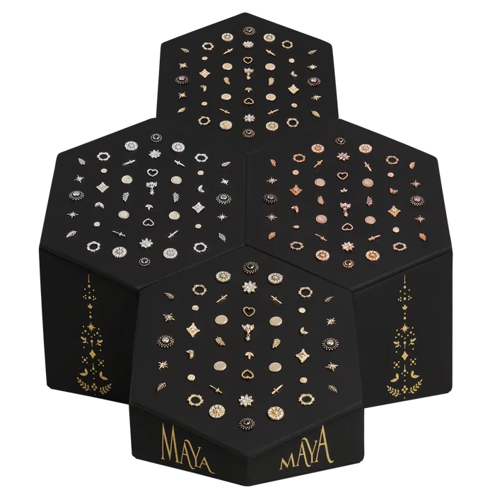 Maya Jewelry PreStyled Sets Gold Display Set