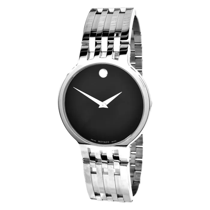 Movado Bracelets Movado Mens Quartz Watch Esperanza Black Dial Silver Tone Bracelet 0606042 Movado Bracelets Movado Mens Quartz Watch Esperanza Black Dial Silver Tone Bracelet 0606042