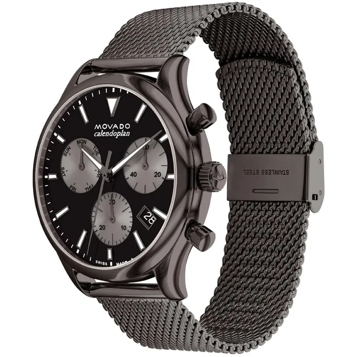 Movado Bracelets Movado Mens Watch Heritage Calendoplan Chronograph Steel Mesh Bracelet 3650153 Movado Bracelets Movado Mens Watch Heritage Calendoplan Chronograph Steel Mesh Bracelet 3650153