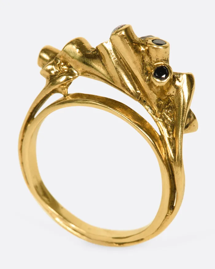 Multicolor Diamond Pinos Ring KIKA ALVARENGA Rings