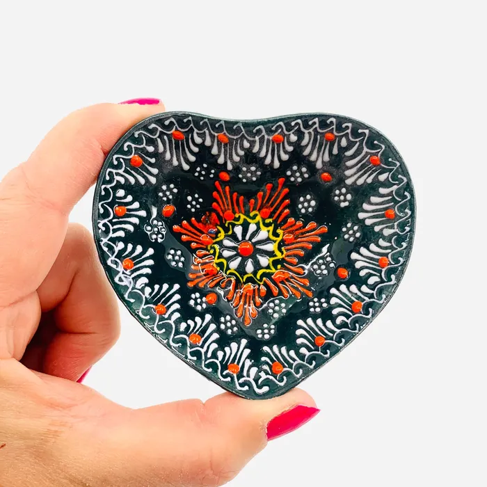 Natto USA Necklaces Heart Design Handmade Turkish Bowl 35