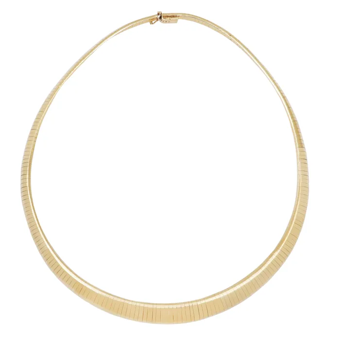 Necklaces Antique Vintage Jewelry Gold Vintage Omega Necklace