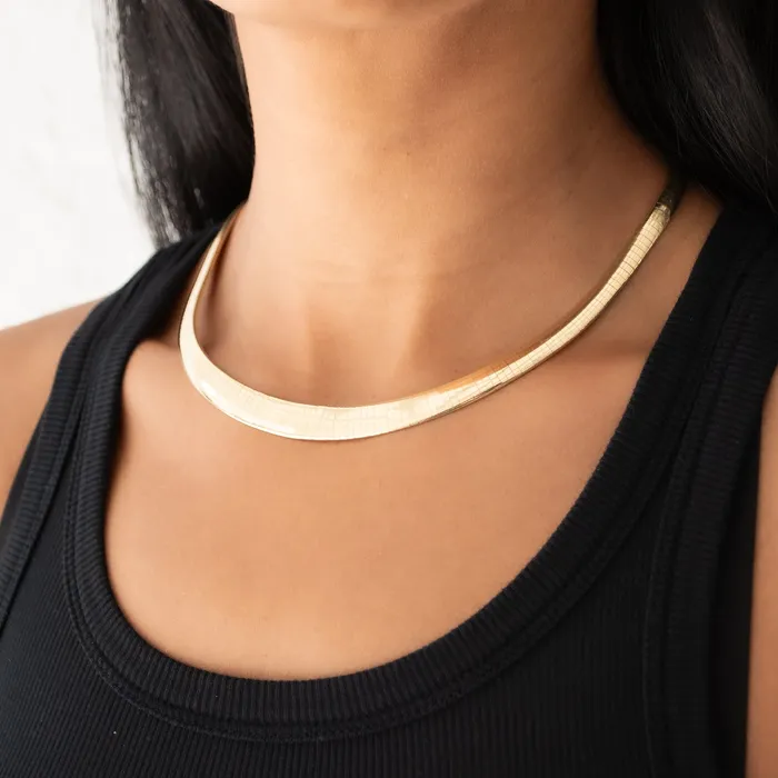 Necklaces Antique Vintage Jewelry Gold Vintage Omega Necklace