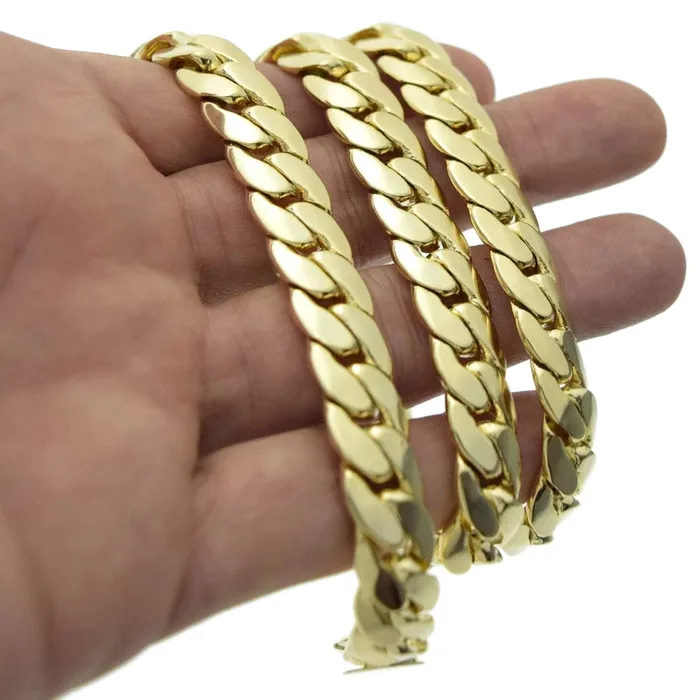 Necklaces Bling Cartel Admin 14K Gold Plated Miami Cuban Chain Necklace 30 x 12MM Necklaces Bling Cartel Admin 14K Gold Plated Miami Cuban Chain Necklace 30 x 12MM