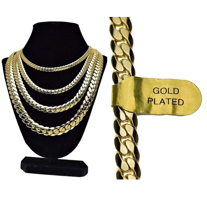 Necklaces Bling Cartel Admin 14K Gold Plated Miami Cuban Chain Necklace 30 x 12MM Necklaces Bling Cartel Admin 14K Gold Plated Miami Cuban Chain Necklace 30 x 12MM