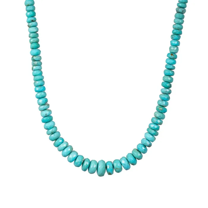Necklaces Earthly Abundance Beaded Turquoise Necklace