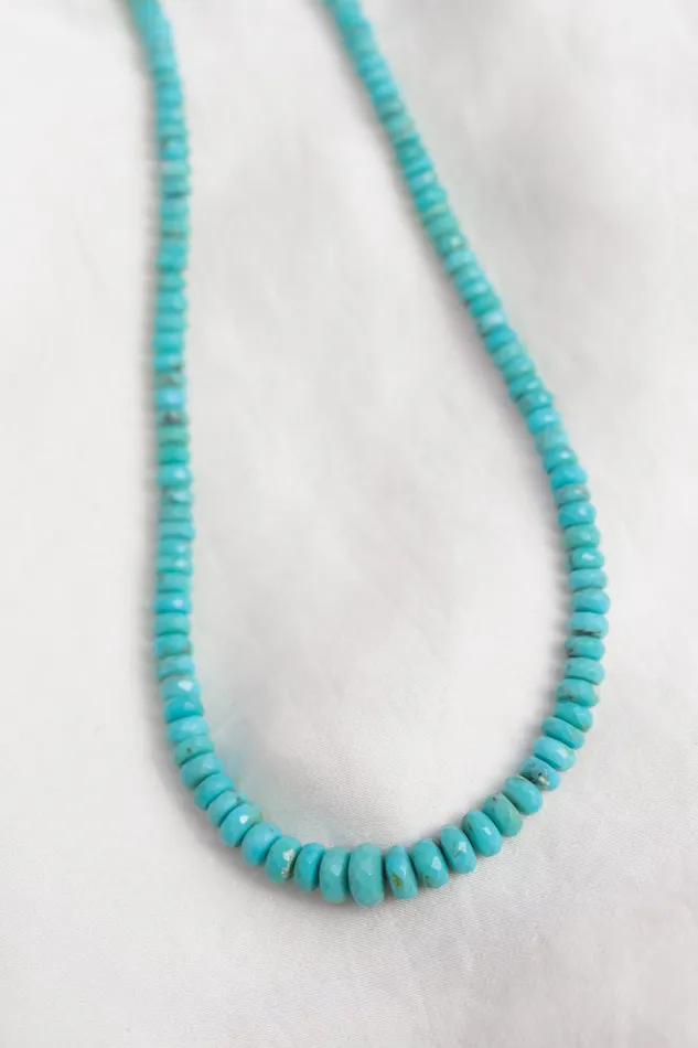 Necklaces Earthly Abundance Beaded Turquoise Necklace