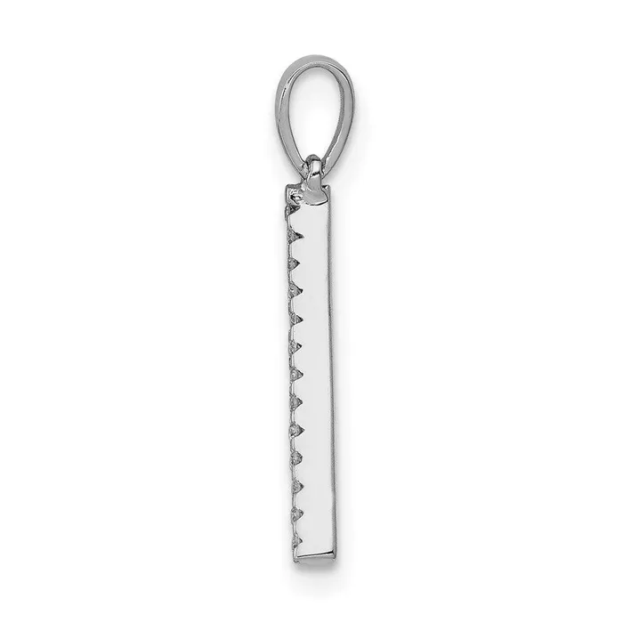 Necklaces Jewelry 14k White Gold Diamond Initial A Pendant Necklaces Jewelry 14k White Gold Diamond Initial A Pendant
