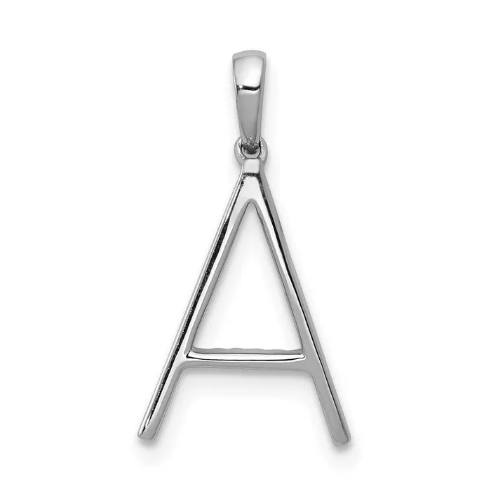 Necklaces Jewelry 14k White Gold Diamond Initial A Pendant Necklaces Jewelry 14k White Gold Diamond Initial A Pendant