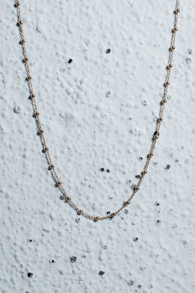 Necklaces Kty Bubble Gap Bubble Necklace Gold