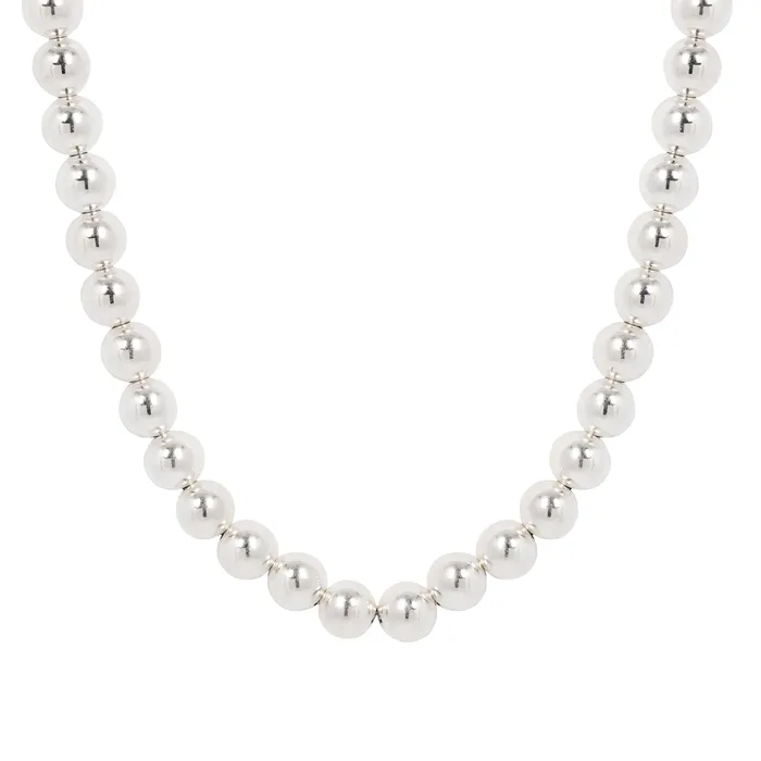 Necklaces Silver Jumbo Ball Necklace EMBLM