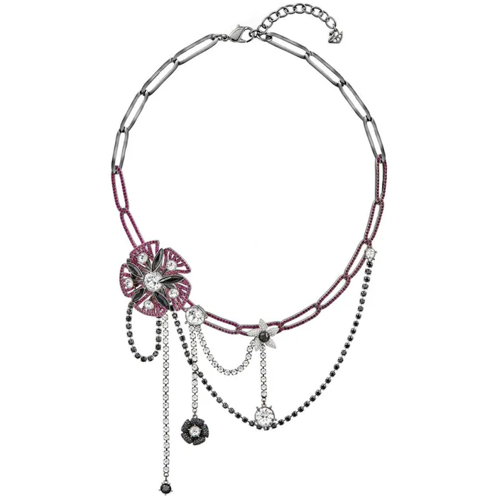 Necklaces Swarovski Swarovski Womens Necklace Magician Multi Colored Rhodium Plated 5411007 Necklaces Swarovski Swarovski Womens Necklace Magician Multi Colored Rhodium Plated 5411007