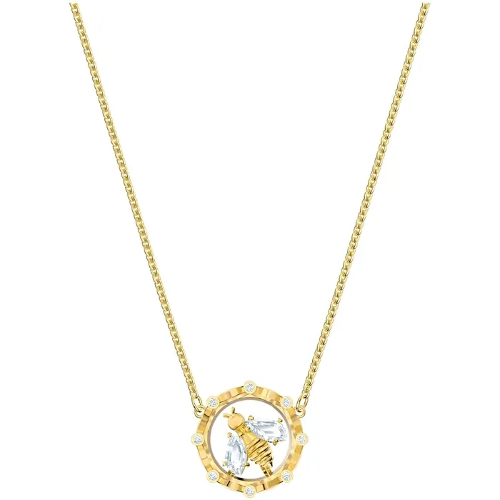 Necklaces Swarovski Womens Necklace Bee A Queen White Crystals Gold Tone Plated 5482793 Swarovski Necklaces Swarovski Womens Necklace Bee A Queen White Crystals Gold Tone Plated 5482793 Swarovski