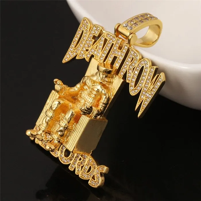 Necklaces VVS Jewelry VVS Jewelry Death Row Records Pendant Chain