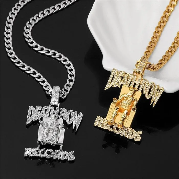 Necklaces VVS Jewelry VVS Jewelry Death Row Records Pendant Chain