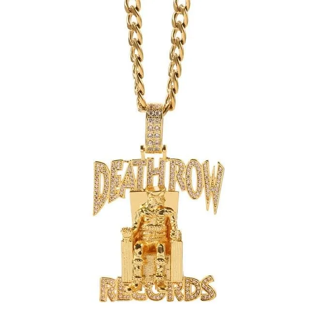 Necklaces VVS Jewelry VVS Jewelry Death Row Records Pendant Chain