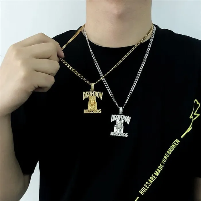 Necklaces VVS Jewelry VVS Jewelry Death Row Records Pendant Chain