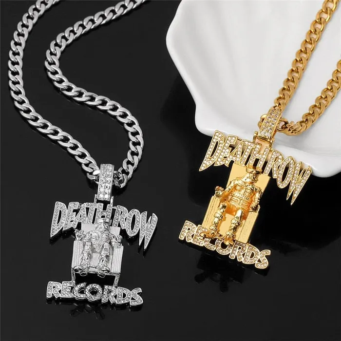 Necklaces VVS Jewelry VVS Jewelry Death Row Records Pendant Chain
